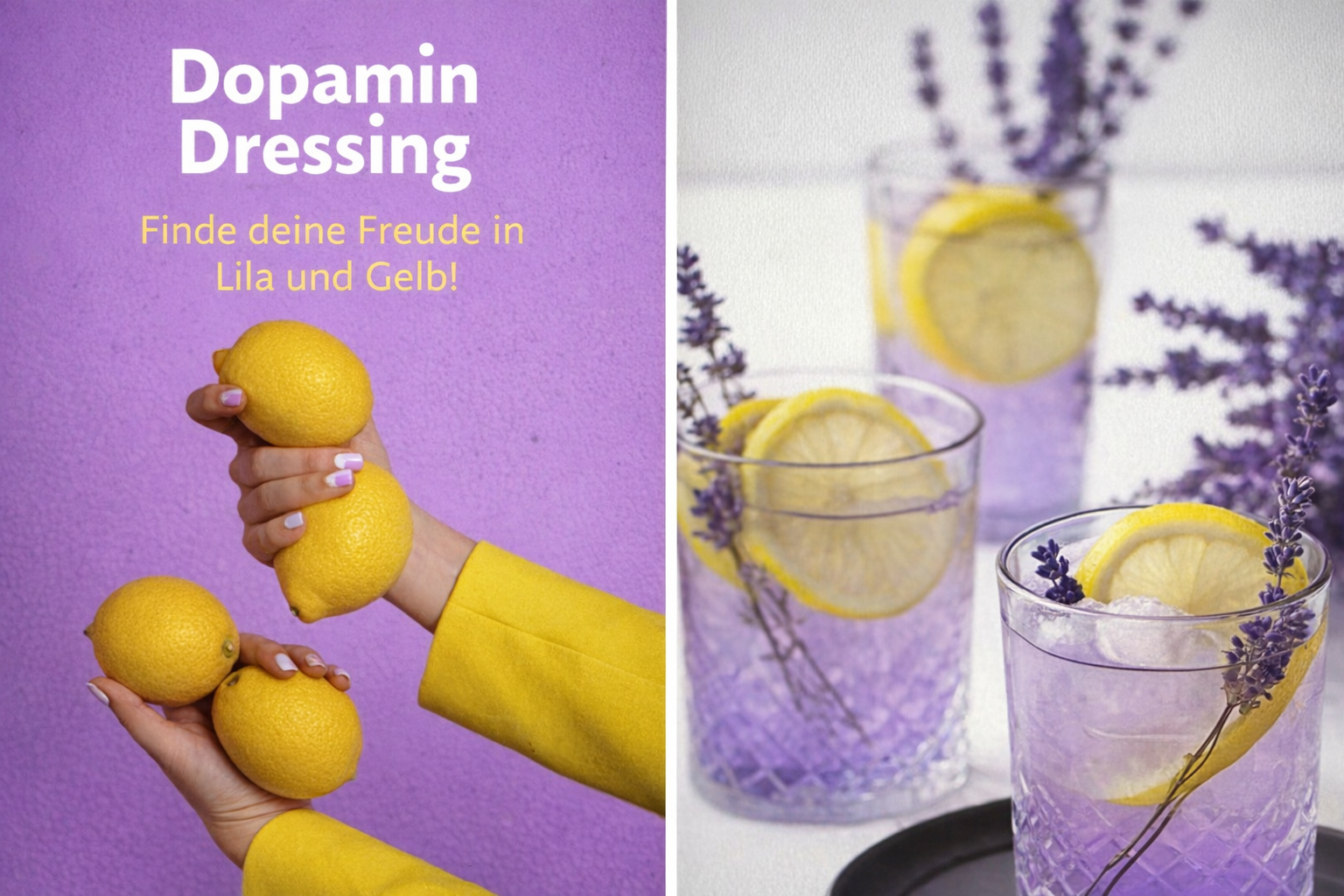 Dopamine Dressing: Warum Lila & Gelb das Power-Duo des Frühlings sind