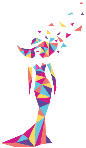 Logo Laclara bunte Frau